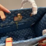 Louis Vuitton New LV Remix Onthego MM Denim Blue 35Cm M46871 - Image 7