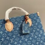 Louis Vuitton New LV Remix Onthego MM Denim Blue 35Cm M46871 - Image 4