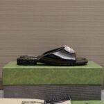 Gucci GG Crystal Slippers Black - Image 6