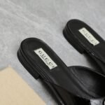 Gucci GG Crystal Slippers Black - Image 4
