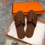 Hermes Izmir Sandal Brown H221826ZHA3415 - Image 7