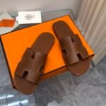 Hermes Izmir Sandal Brown H221826ZHA3415 - Image 3