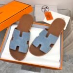 Hermes Izmir Sandal Bleu Clair H221819ZHCB400 - Image 7