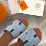 Hermes Izmir Sandal Bleu Clair H221819ZHCB400 - Image 5