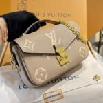 Louis Vuitton Pochette Métis East West Bag Gray Cream 21Cm M23081 - Image 2