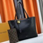 Louis Vuitton Low Key Cabas MM Grained Leather Black 47Cm M25341 - Image 3
