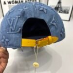 Louis Vuitton Monogram Denim Baseball Cap In Blue - Image 7