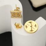 Louis Vuitton Idylle Blossom Stud Earrings Gold And Diamonds - Image 5