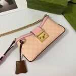 Gucci Padlock Small Shoulder Bag GG Supreme Dusty Pink 27Cm 811705 FAD3R 6244 - Image 3