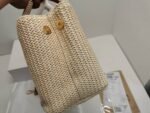 Prada Raffia Tote Bag In Beige 29Cm - Image 5