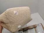 Prada Raffia Tote Bag In Beige 29Cm - Image 4