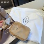 Prada Re Nylon Padded Tote Bag Beige 23Cm 1BG373 RDJN F0F24 V O1O - Image 3