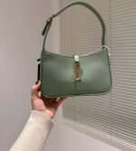 Saint Laurent Le 5 À 7 Hobo Bag In Smooth Green 25Cm - Image 2