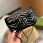 Gucci GG Marmont Belt Bag Black 16Cm 699757 UM8KV 1000 - Image 2