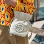 Gucci Blondie Mini Bucket Bag White 19Cm 760313 AACP7 9022 - Image 3