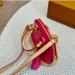 Louis Vuitton Alma Nano Monogram Vernis Embossed Neon Pink 18Cm M90611 - Image 5