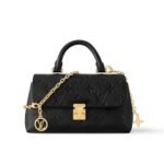 Louis Vuitton Nano Madeleine Bag Black 20Cm M12144