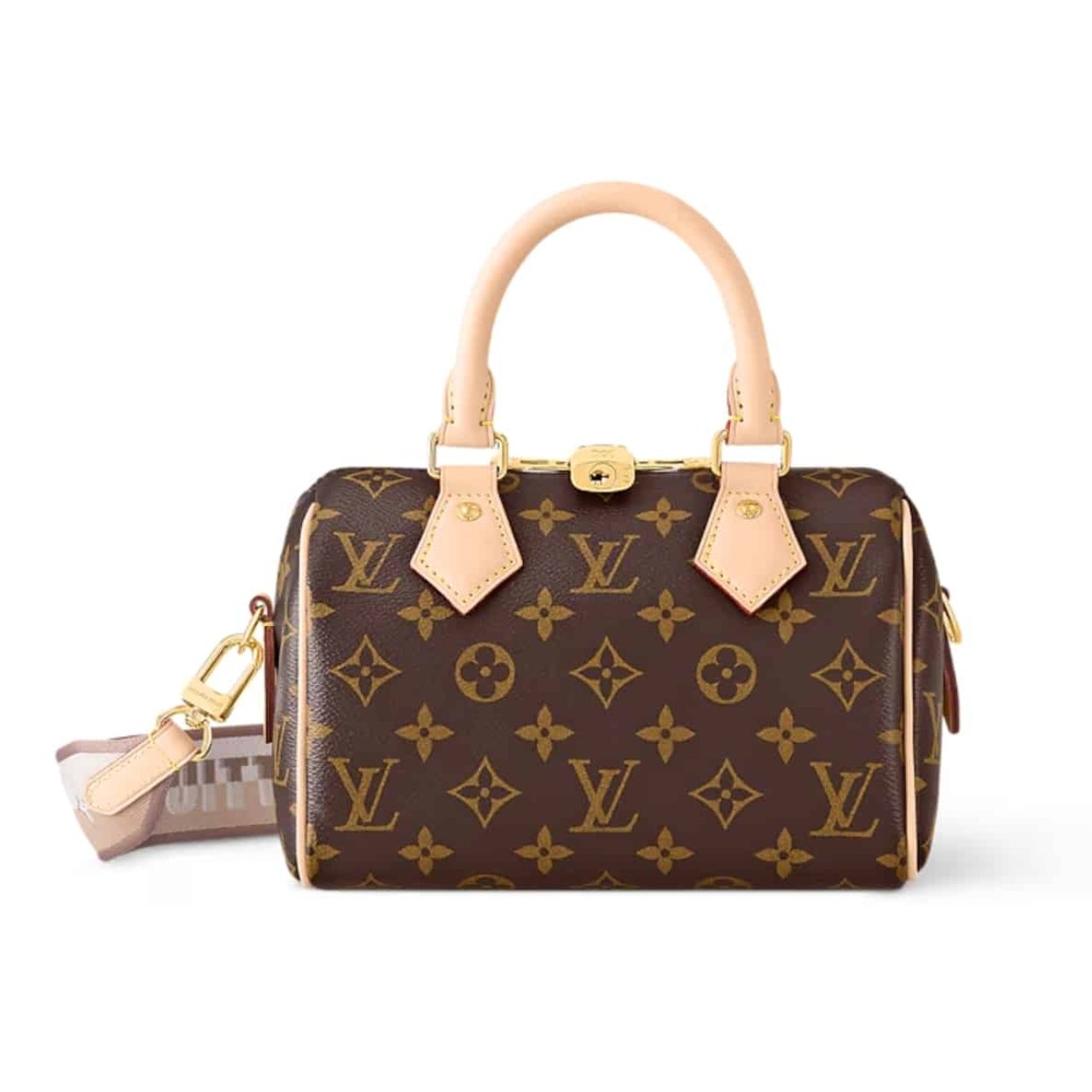 Thumbnail-28-1 Louis Vuitton Speedy Bandoulière 20 Bag Pink Strap 20Cm M46222 - Image 1