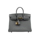 Hermes Birkin 25 Togo Gris Meyer 25Cm