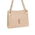Saint Laurent Medium Niki Shopping Bag Beige 33Cm