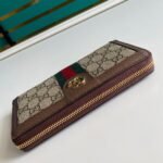 Gucci Ophidia Zip Around Wallet Brown 19Cm 523154 96IWG 8745 - Image 3