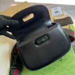 Gucci Bamboo 1947 Small Top Handle Bag Black 21Cm 675797 10ODP 1060 - Image 7