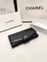 Chanel Classic Long Flap Wallet Black 19Cm - Image 7