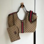 Gucci Giglio Large Tote Bag GG Canvas Beige and Dark Brown 60Cm 853971 FAFFP 2547 - Image 2
