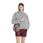 Gucci Ophidia Small Shoulder Bag Beige And Dark Red GG Fabric 22Cm ‎838463 FAE0P 9789 - Image 8