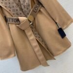 Louis Vuitton Classic Monogram Wool Brown Coats - Image 5