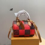 Louis Vuitton Speedy Bandoulière 20 Damier Red And Black 20Cm - Image 2