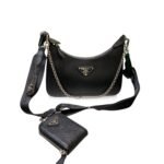 Prada Re-Edition 2005 Saffiano Leather Bag Black 22cm
